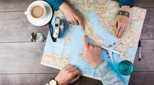 Travelling without moving