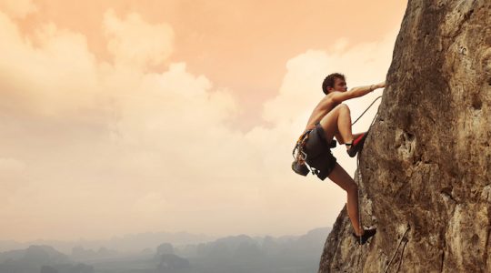 Climbing up the walls