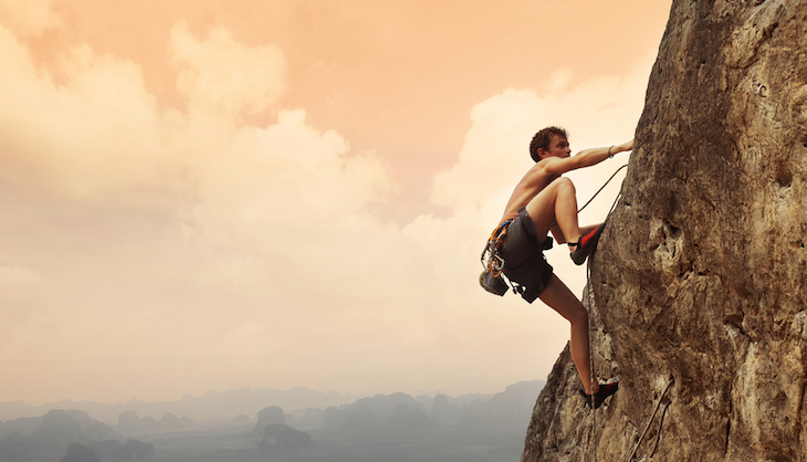 Climbing up the walls