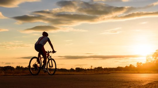 Life is like riding a bicycle. To keep your balance you must keep moving