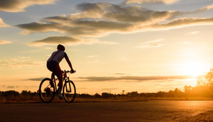 Life is like riding a bicycle. To keep your balance you must keep moving