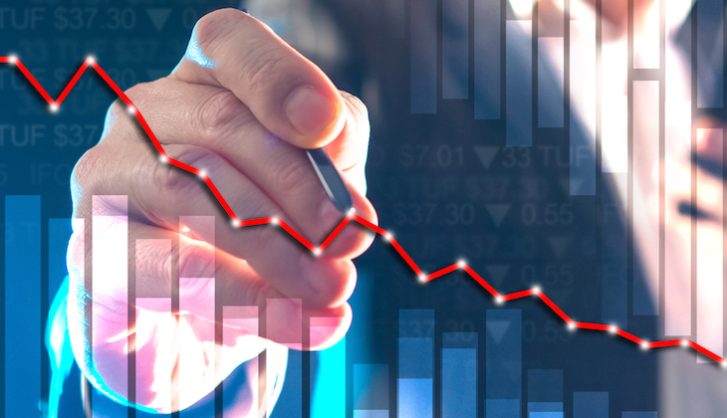 Mercados nuevamente a la baja ante una inminente recesión